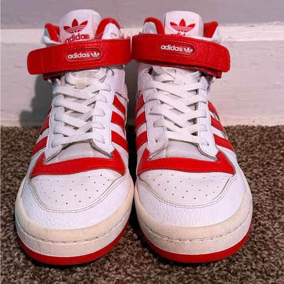 adidas Other - Adidas Forum Mid 'Cloud White Vivid Red' (GY5819) Size US 10